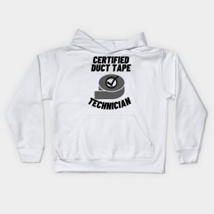 Duct Tape Technician Kids Hoodie